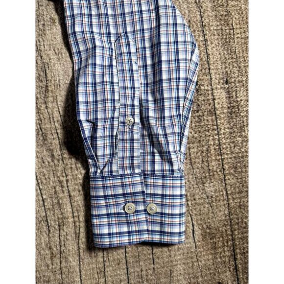 Peter Millar Summer Comfort Performance Men's Large Long Sleeve Button Down - Picture 5 of 8